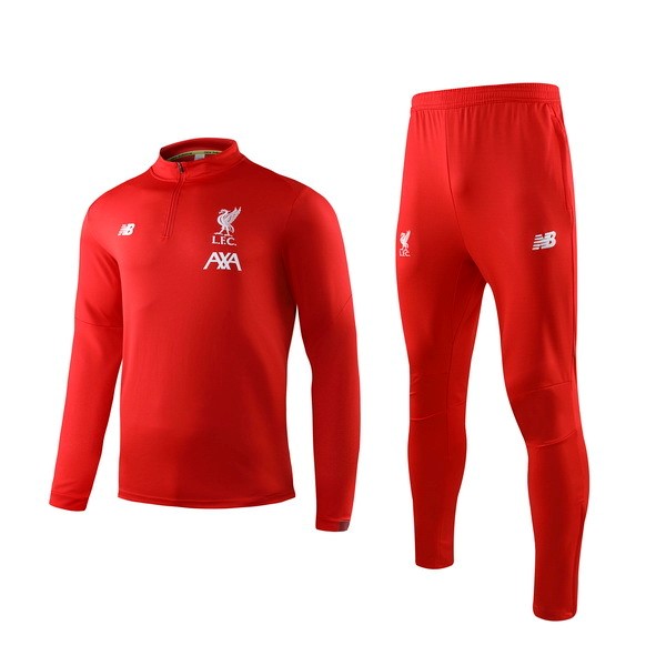 Trainingsanzug Kinder Liverpool 2019-20 Rote Weiß Fussballtrikots Günstig
